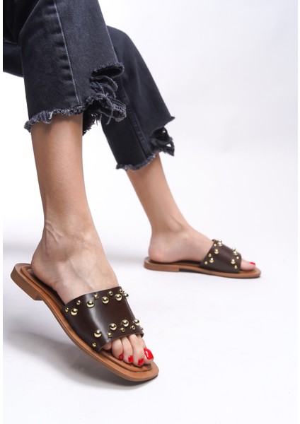 Liblaema Kadın Hakiki Deri Terlik 00120766 fırsatları