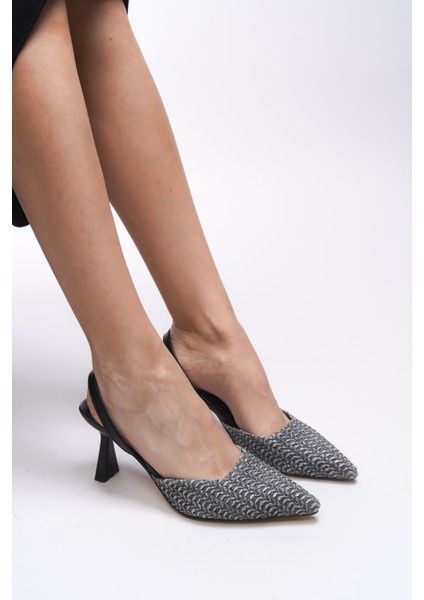 Silfierth Kadın Arkası Açık Topuklu Ayakkabı 00121700