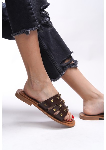 Elyeraera Kadın Hakiki Deri Terlik 00120761 indirimleri