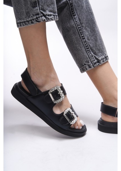 Magmythe Kadın Çift Tokalı Sandalet 0012347 indirimleri