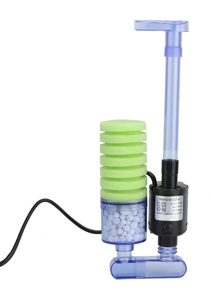 Dalgıç Su Pompalı Mini Akvaryum Balık Tankı Sünger Akvaryumu (XY-2901) (Yurt Dışından)