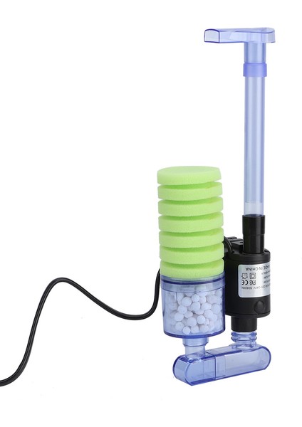 Dalgıç Su Pompalı Mini Akvaryum Balık Tankı Sünger Akvaryumu (XY-2901) (Yurt Dışından)