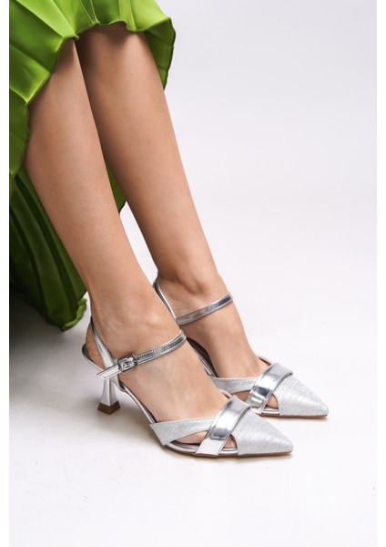 Esronyn Kadın Arkası Açık Sivri Burun Stiletto 0012707