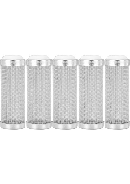 5 Adet Paslanmaz Çelik Akvaryum Filtresi Giriş Giriş Örgü Sepet Karides Koruma (12MM) (Yurt Dışından)
