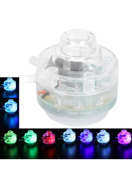 Plastik LED Balık Tankları Akvaryum Renkli Degrade Spot Işık Su Geçirmez Dalgıç (Yurt Dışından)