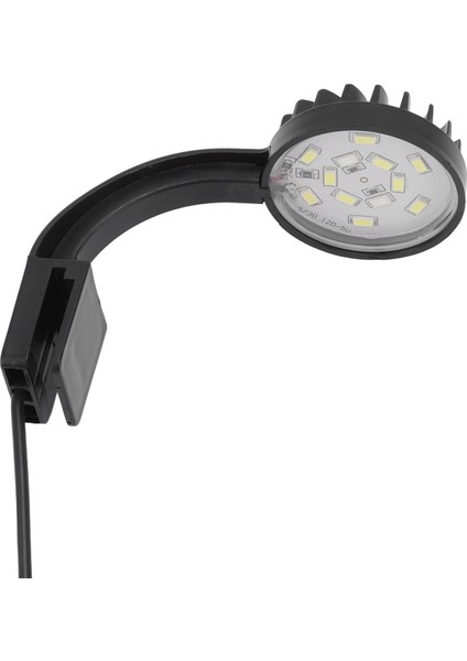 LED Balık Tankı Işık Çok Fonksiyonlu Yüksek Parlaklık Enerji Tasarrufu Tam Spektrumlu LED Akvaryum Takılabilir Lamba 5W Siyah (Yurt Dışından)