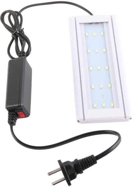 15 W LED Akvaryum Aydınlatma Uzatılabilir Su Geçirmez Sucul Bitki Işık Balık Tankı Için (Yurt Dışından)
