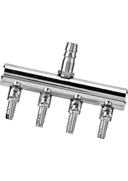 Paslanmaz Çelik Akvaryum Balık Tankı Hava Akışı 8mm Dönüş 4mm Splitter Kontrol Vanası (4 Yollu) (Yurt Dışından)