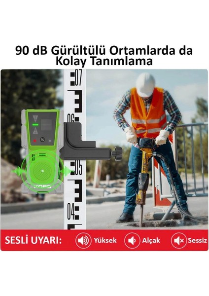 Kobb KBL8RG 60M Lazer Hizalama Dedektörü