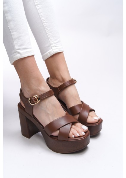 Ylllatha Kadın Topuklu Sandalet 0012761