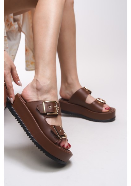 Winledha Kadın Çift Tokalı Terlik 001278 fırsatları