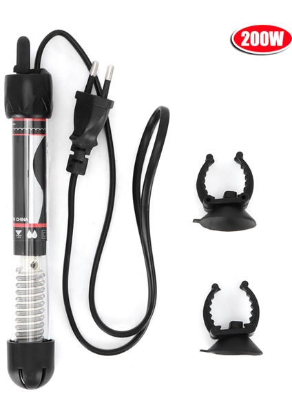 HX-906 Akvaryum Mini Isıtıcı Çubuk Dalgıç Balık Tankı Ayarlanabilir Su Isıtıcı (200 W) (Yurt Dışından)