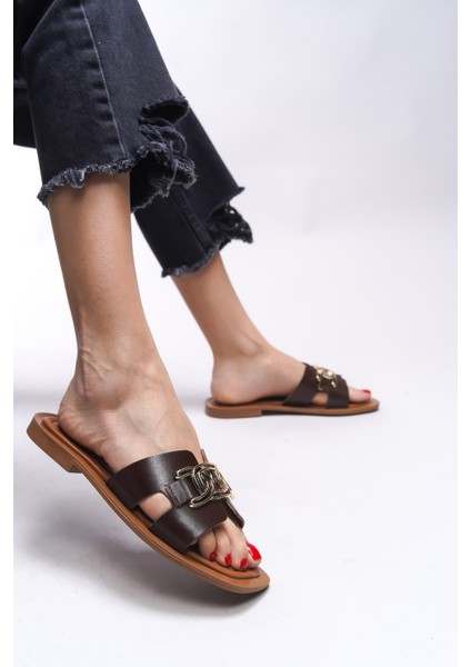 Issolanae Kadın Hakiki Deri Terlik 00120730 fırsatları