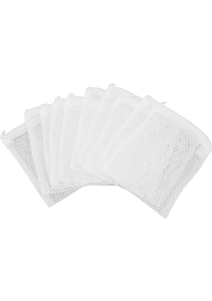10 Adet Akvaryum Filtresi Medya Fermuarlı Çantalar Yeniden Kullanılabilir Balık Tankı Ince File Çanta Aktif Karbon Seramik Halkalar Turba Fiber (Yurt Dışından) fiyatları