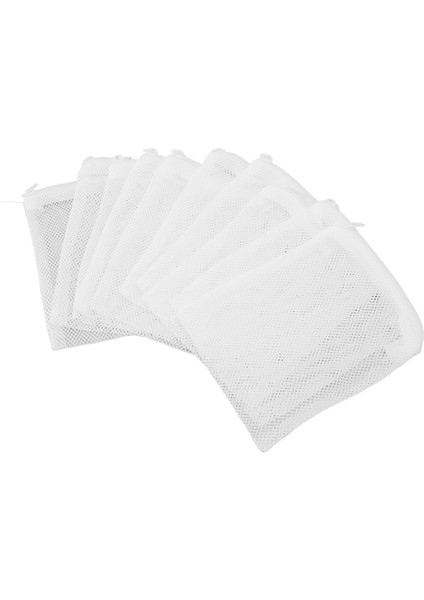 10 Adet Akvaryum Filtresi Medya Fermuarlı Çantalar Yeniden Kullanılabilir Balık Tankı Ince File Çanta Aktif Karbon Seramik Halkalar Turba Fiber (Yurt Dışından) fırsatları