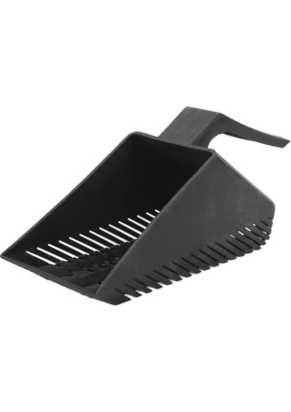 Akvaryum Çakıl Kum Kürek Güçlü Inşaat Temiz Tava Kepçe Kürek Plastik Çakıl Süzgeç Kürek Temiz Aracı Siyah (Yurt Dışından)