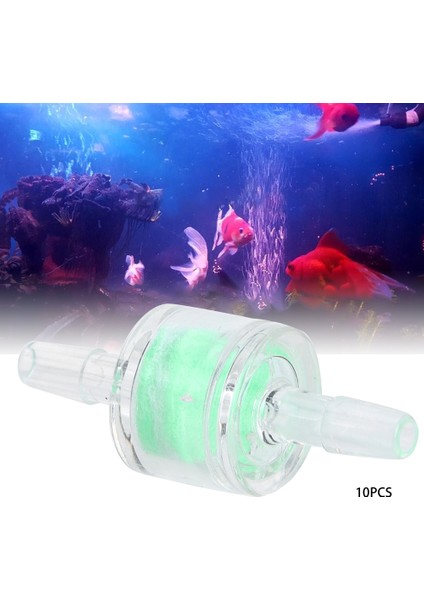 10 Adet Abs Yeşil Akvaryum Su Pompası Silikon Tüp Filtre Balık Tankları Hortum Temizleme Filtrasyon SUPPLIES4MM (Yurt Dışından)
