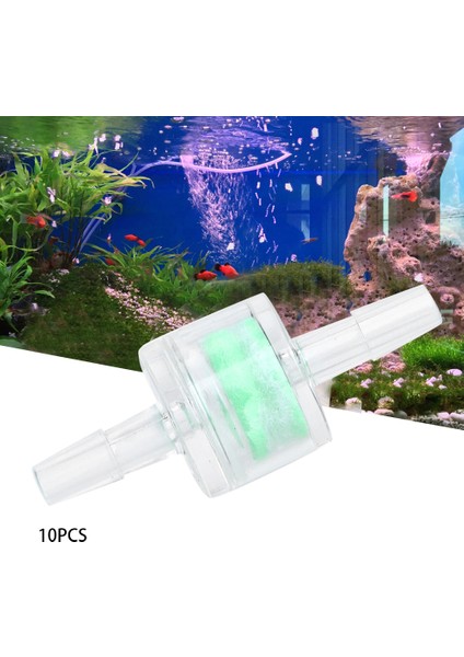 10 Adet Abs Yeşil Akvaryum Su Pompası Silikon Tüp Filtre Balık Tankları Hortum Temizleme Filtrasyon SUPPLIES4MM (Yurt Dışından)