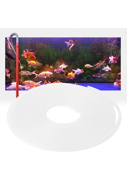 5 M Akvaryum Hava Pompası Tüp Yumuşak Silikon Acuarios Oksijen Hortumu Balık Tankı Için (Şeffaf) (Yurt Dışından) modelleri