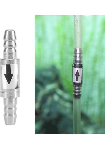Paslanmaz Çelik Co2 Tek Yönlü Çek Valf Akvaryum Co2 Sistemi Akvaryum Co2 Difüzör ve Hava P (Yurt Dışından)
