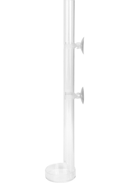 Akrilik Şeffaf Dayanıklı Akvaryum Balık Karides Besleyici Balık Tankı Besleme Tüpü Tepsi Ile(20 Cm) (Yurt Dışından)