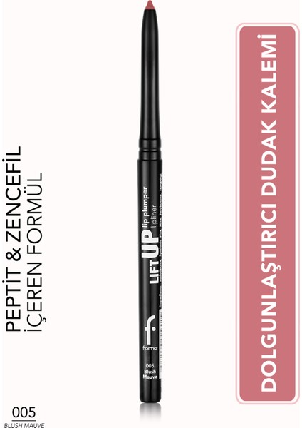 Lift Up Lip Plumper Lipliner Dolgunlaştırıcı Etkili & Uzun Süre Kalıcı Dudak Kalemi (005 Blush Mauve) 8682536099462