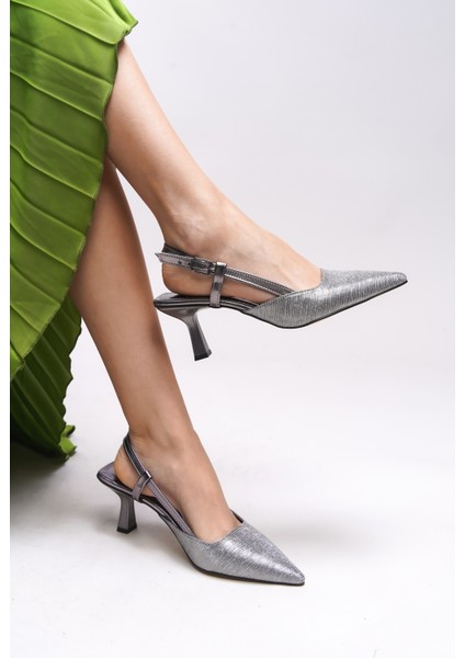 Evelniel Kadın Arkası Açık Sivri Burun Stiletto 001209 modelleri