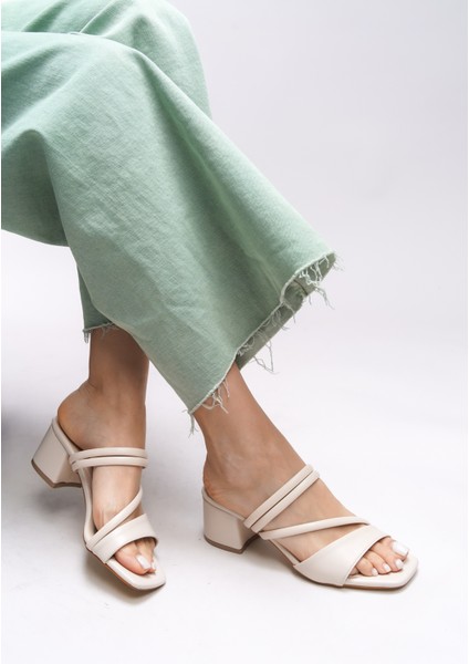 Lesnalue Kadın Topuklu Terlik 0012115 fiyatları