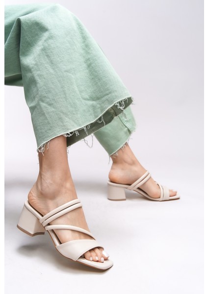 Lesnalue Kadın Topuklu Terlik 0012115 modelleri