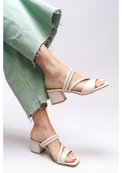 Lesnalue Kadın Topuklu Terlik 0012115 fırsatları