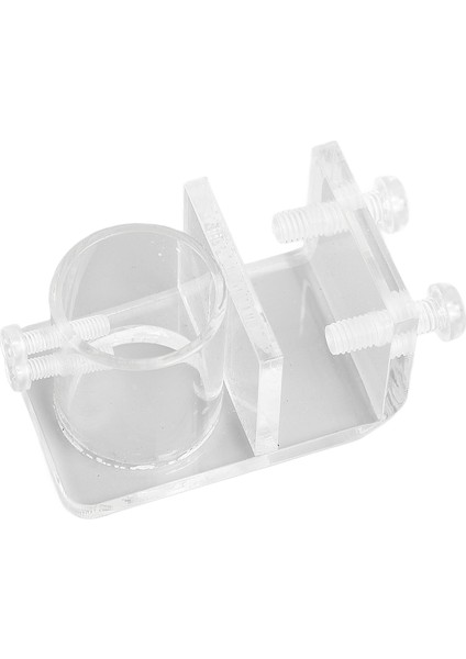 Akvaryum Su Boru Kelepçesi Profesyonel Yüksek Geçirgenlik Akrilik Balık Tankı Boru Klipsi Için Su Tankı Akvaryum Tek Delik 25MM / 0.98 In Iç Çapı (Yurt Dışından)