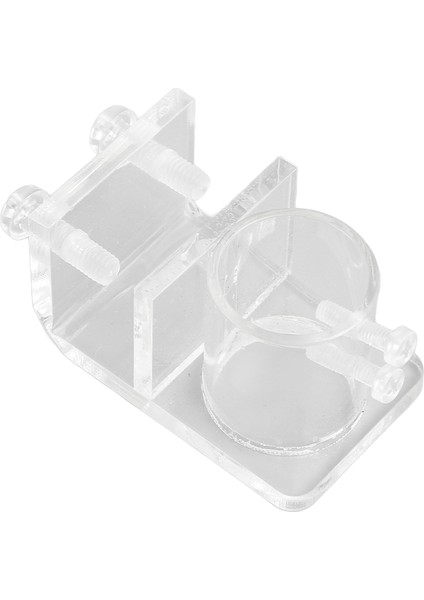 Akvaryum Su Boru Kelepçesi Profesyonel Yüksek Geçirgenlik Akrilik Balık Tankı Boru Klipsi Için Su Tankı Akvaryum Tek Delik 25MM / 0.98 In Iç Çapı (Yurt Dışından)