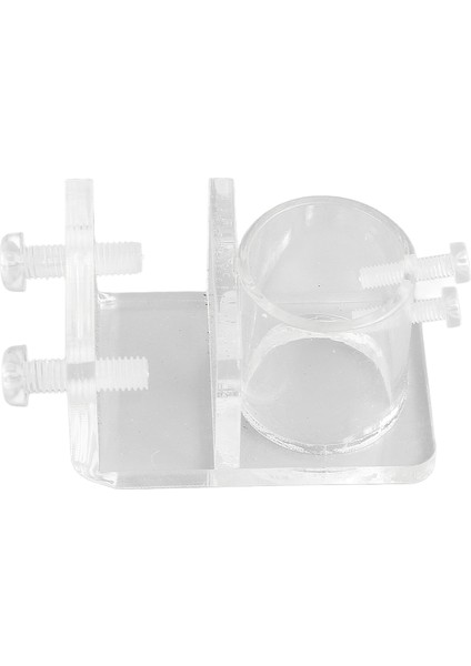 Akvaryum Su Boru Kelepçesi Profesyonel Yüksek Geçirgenlik Akrilik Balık Tankı Boru Klipsi Için Su Tankı Akvaryum Tek Delik 25MM / 0.98 In Iç Çapı (Yurt Dışından)