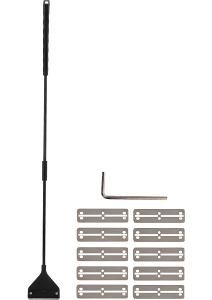 Yosun Kazıyıcı Uzun Saplı Balık Tankı Cam Kazıyıcı Temizleme Aracı 10 Bıçaklı Tuzlu Su ve Tatlı Su Için TANK62CM / 24.4 In (Yurt Dışından)
