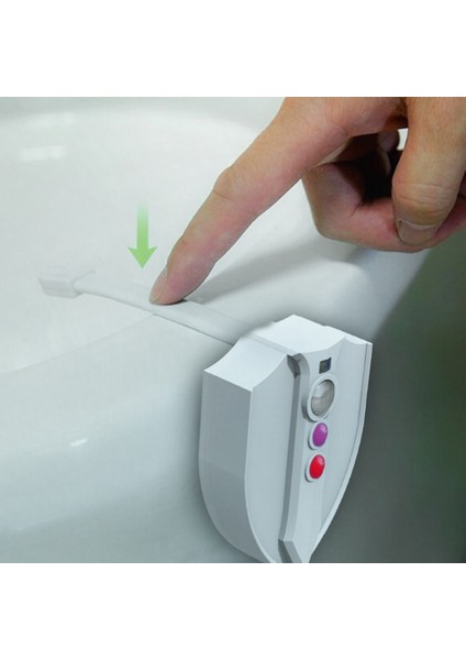Su Geçirmez Tuvalet Işıkları Hareket Sensörlü LED Gece Lambası Uv Işıklı Banyo Için (Yurt Dışından)