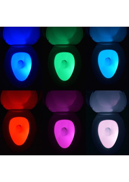 Su Geçirmez Tuvalet Işıkları Hareket Sensörlü LED Gece Lambası Uv Işıklı Banyo Için (Yurt Dışından)