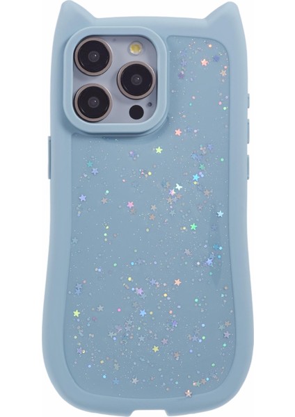iPhone 12 Pro Max Epoksi Parıltılı Pullar Tpu Telefon Kılıfı (Yurt Dışından)