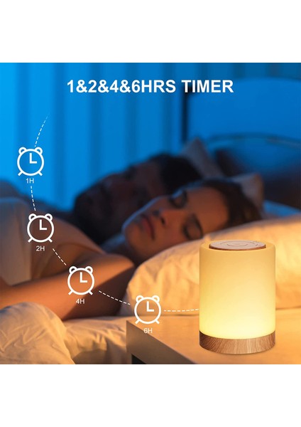 Yaratıcı Dokunuş Gece Lambası Yatak Odası Ortam Işığı Zamanlaması Açık Hava Asma Zamanlaması Anne ve Bebek Masa Lambaları (Yurt Dışından)