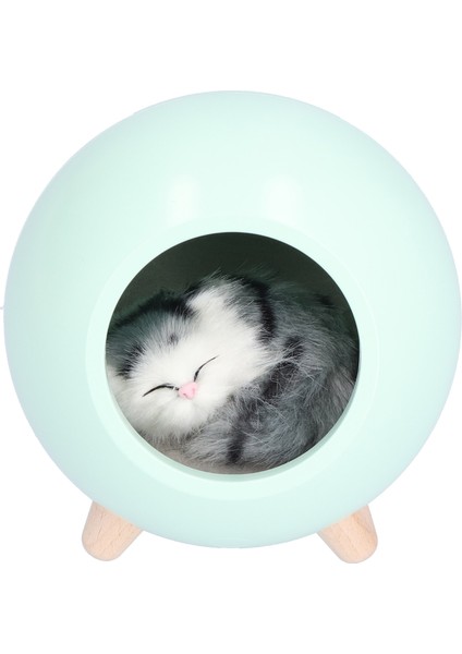 USB Atmosfer Lambası Çocuk Kız Yatak Odası Başucu Karikatür LED Uyku Gece Lambası Sıcak Işıkyeşil (Yurt Dışından)
