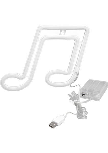 LED Neon Işık Müzik Nota Neon Gece Işığı Konser Duvar Lambası Parti Duvar Asılı Neon Lambakırmızı Işık (Yurt Dışından)