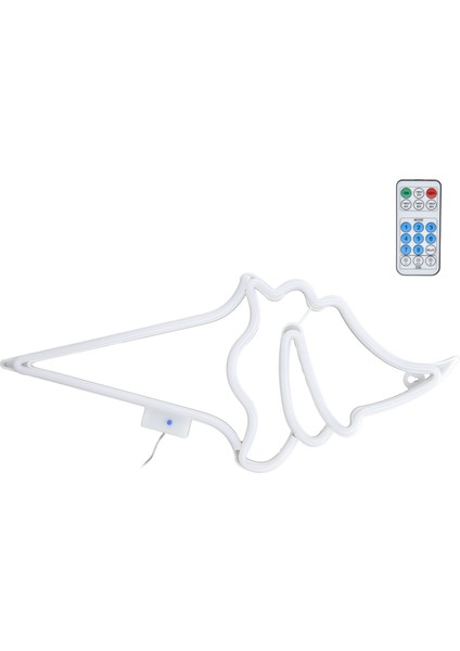 Dondurma Şeklinde Neon Işık LED Işıklı Tabela Uzaktan Kumandalı Parti Dekoru Için USB Veya Pil ile Çalışankırmızı Işık (Yurt Dışından)