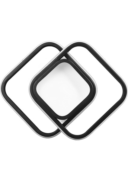 LED Tavan Lambası 24W Modern Dikdörtgen 3000K Alüminyum Gömme Montajlı Aydınlatma Armatürü Sıcak Aydınlatma 110‑265V Yatak Odası Mutfak Oturma Odası Siyah (Yurt Dışından) fırsatları