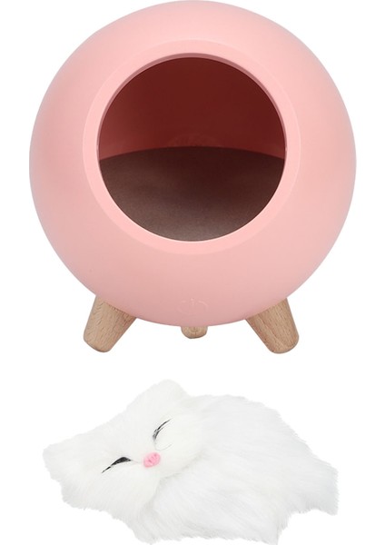 Sevimli Kedi Gece Lambası Küçük Evcil Hayvan Evi LED Gece Lambası Yatak Odası Aydınlatma Atmosfer Lambasıpembe (Yurt Dışından) fiyatları