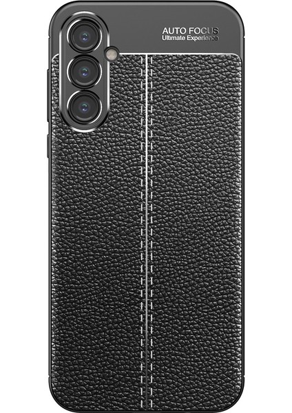 Samsung Galaxy A35 Kılıf Niss Deri Desen Silikon + Ekran Koruyucu