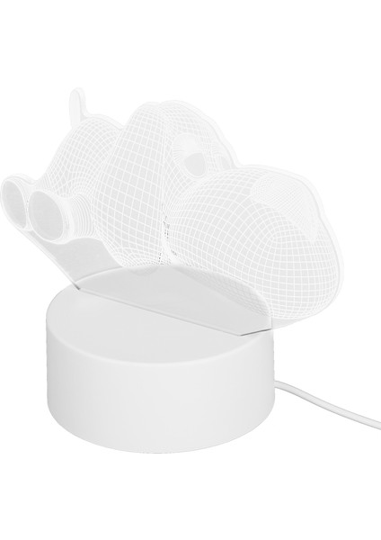 Gece Lambası Sevimli 3D Yavru Köpek Şeklinde Karikatür Gece Lambası Yatak Odası Dekorasyonları Erkek Kız Çocuk Oturma Odası (Yurt Dışından) modelleri