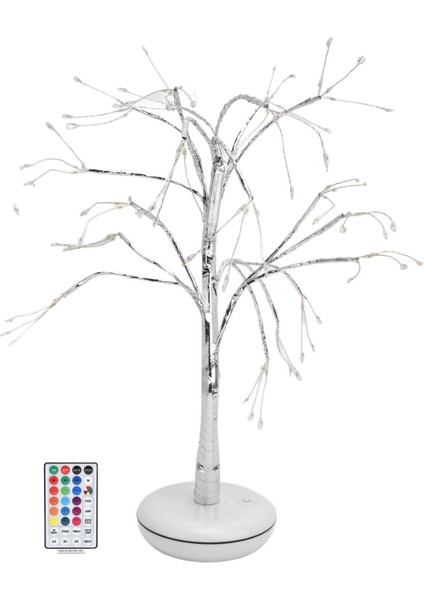 Ağaç Lambası 108 LED Uzaktan Kumanda Rgbw Çift Güç Kaynağı IP20 Su Geçirmez Bonsai Ağaç Masa Lambası Barlar Restoranlar Yatak Odaları Için (Yurt Dışından) modelleri