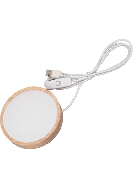 LED Işıklar Ekran Tabanı Rgb Yuvarlak Ahşap Aydınlatmalı Taban Standı Akrilik Cam Reçine Sanat Renkli Işık Için LED Ekran Standı (Yurt Dışından) fiyatları