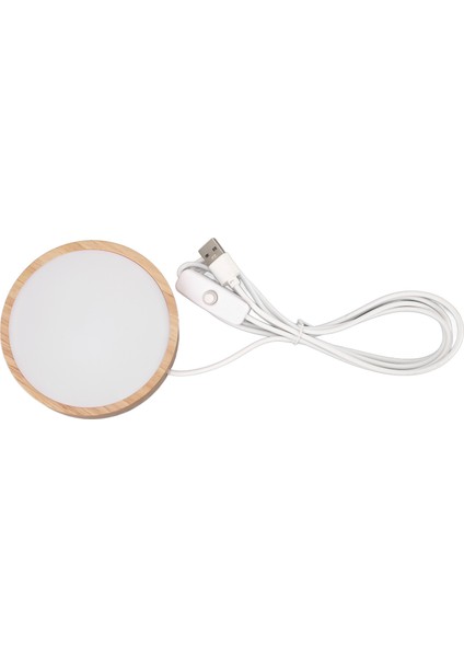 LED Işıklar Ekran Tabanı Rgb Yuvarlak Ahşap Aydınlatmalı Taban Standı Akrilik Cam Reçine Sanat Renkli Işık Için LED Ekran Standı (Yurt Dışından) indirimleri