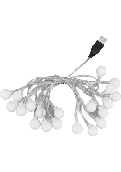 3 M 20LED Işık Dize LED Küre Açık Kapalı Işık Dize Kız Odası Dekorasyonu Şenlikli Doğum Günü USB Güç Kaynağı (Yurt Dışından) modelleri