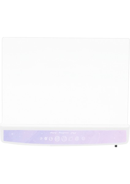 LED Düz Okuma Işığı Yıldız Etiket Desen Öğrenci Kitap Işığı Gece Kampüs Yurt Tipi 2 (Yurt Dışından)